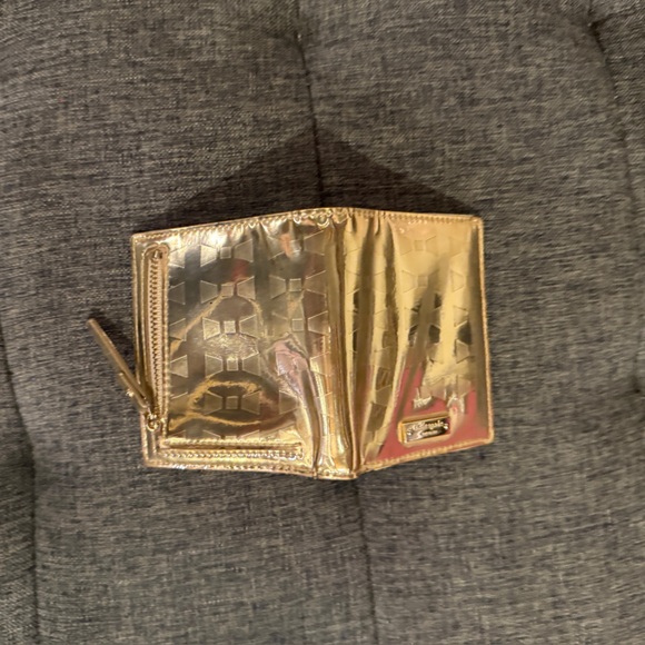 Kate Spade Gold Metallic Wallet - Picture 2 of 5